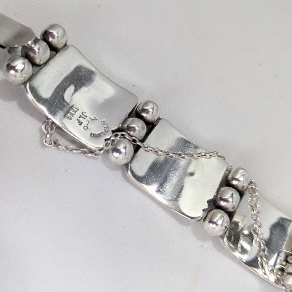 Vintage Sterling EMMA JLF Bracelet - Picture 5 of 9